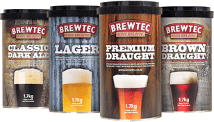 Photo of the Brewtec  Home Brew range